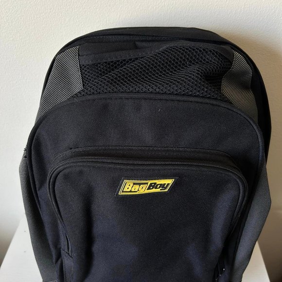 2 Tone Black/Gray Bag Boy Backpack/Book Bag/Carry On Bag - Picture 5 of 9